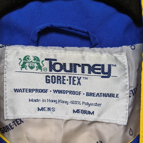 Tourney Gore-Tex Waterproof Breathable Windbreaker Retro - Picture 4 of 11